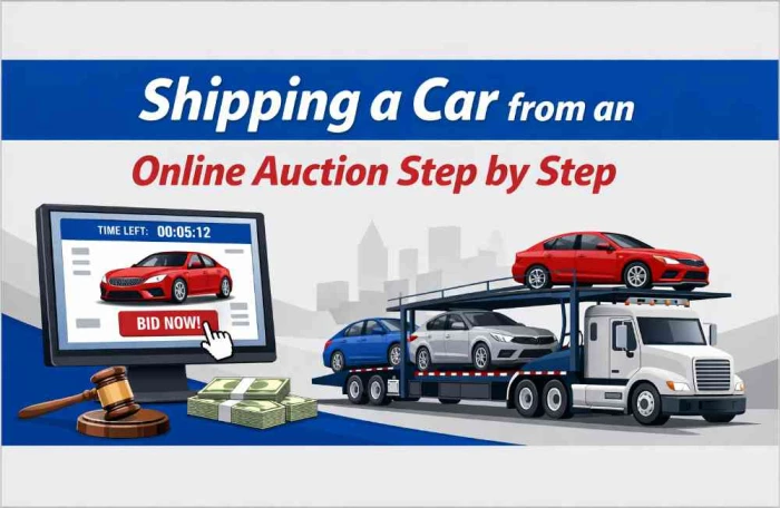 How to Ship a Car Bought From an Online Auto Auction